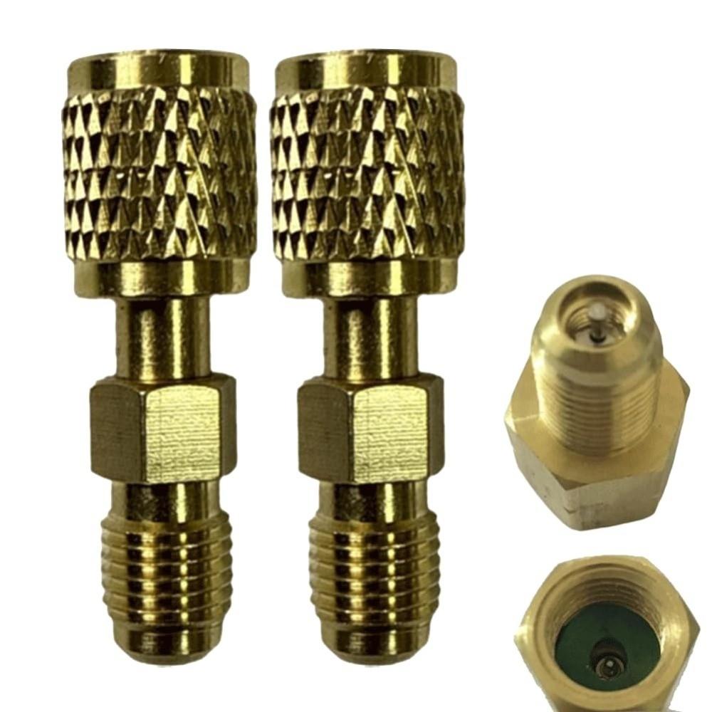Quick Couplers R32 R454B Refrigerant Brass Adapter Mini Quick Coupler Adapter