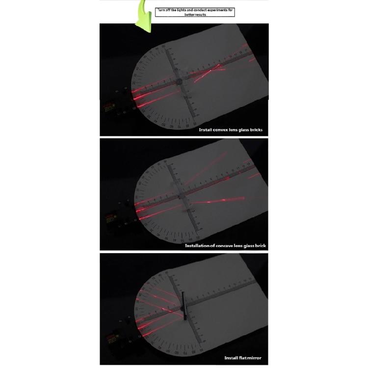 Optical Experiment Set Light Reflection and Refraction Demonstrator For School Laboratory Visualizing Light Propagation