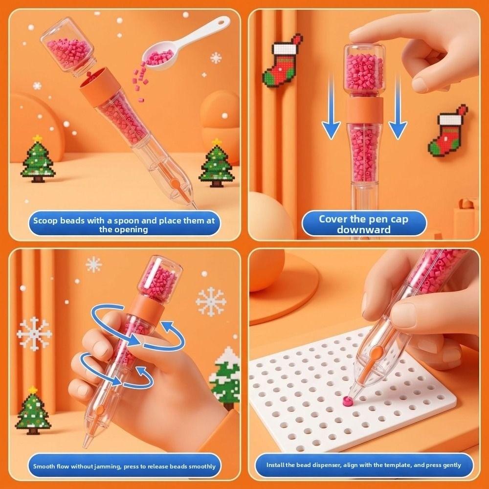 Für 2,6 mm Perlen Perlenplatzierungsstift Ergonomischer Griff Perlenpositionierungsstift Kindergeschenke