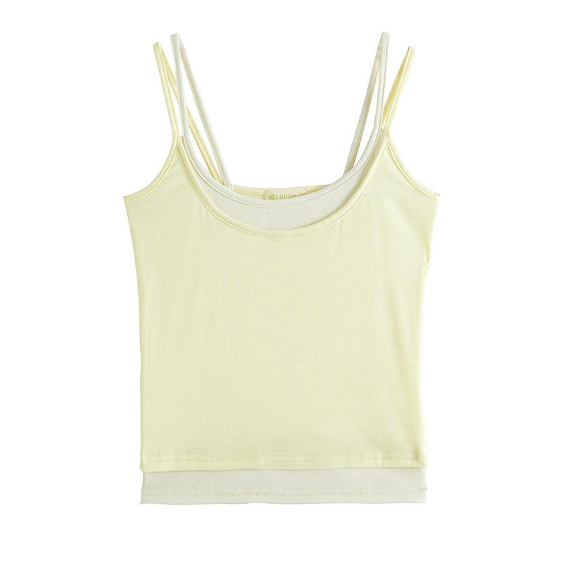 Two Stylish, Contrasting Color Halter Vests Are A New Summer Fashion for Women