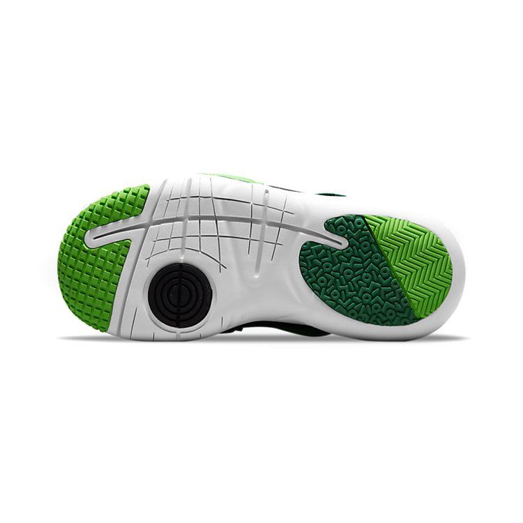 Nike Flex Advance Slip-On Velcro Low-Top Kids Running Shoes Kids Sneakers Black Green CZ0186-004