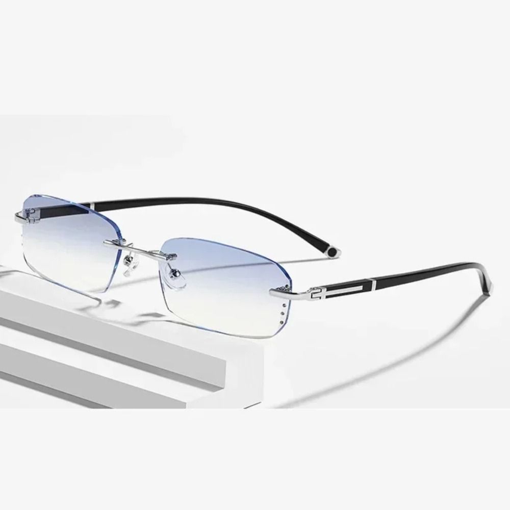 Rimless Design Color Changing Eyeglasses UV400 Protection UV400 Eyeglasses  Business Use