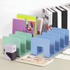 Organizator de fișiere pentru birou 4 compartimente Organizator mare pentru reviste Suport pentru documente Raft de cărți îngroșat pentru birou acasă