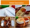 High Quality Cartoon Healthy Plastic Bento Box,Portable 600ml Lunch Bento Boxes Food Container Dinnerware Lunchbox Cutlery