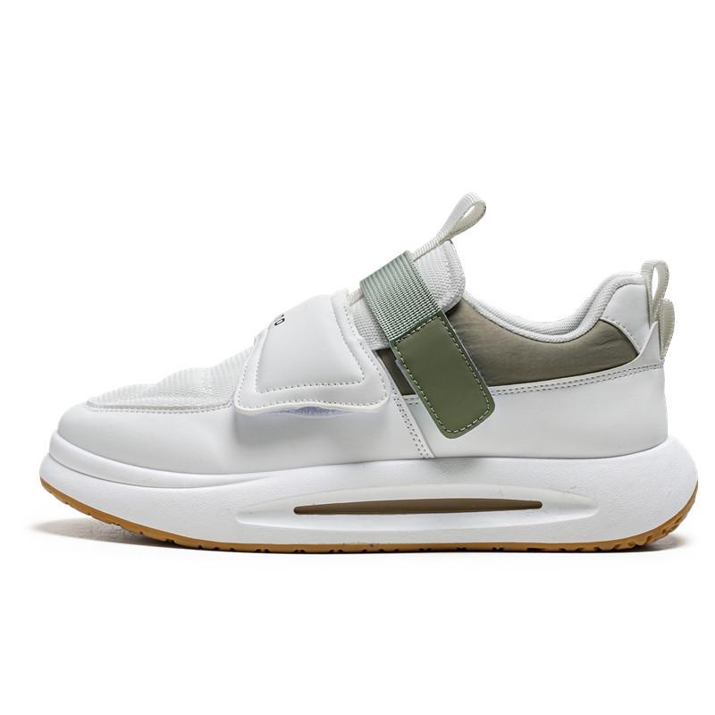 

New breathable and lightweight Velcro sneakers spring and autumn youth platform casual shoes men s shoes trendy shoes little white shoes 44