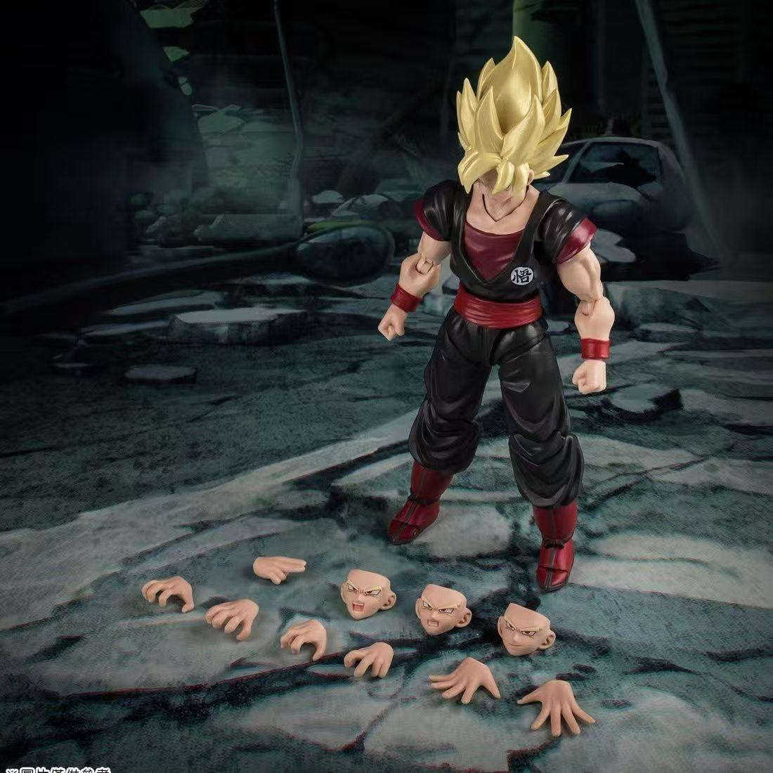 

16 см Аниме Dragon Ball Super Saiyan Сон Гоку Подвижная Модель Кукла ПВХ Фигурка Детские Игрушки Подарки на День Рождения