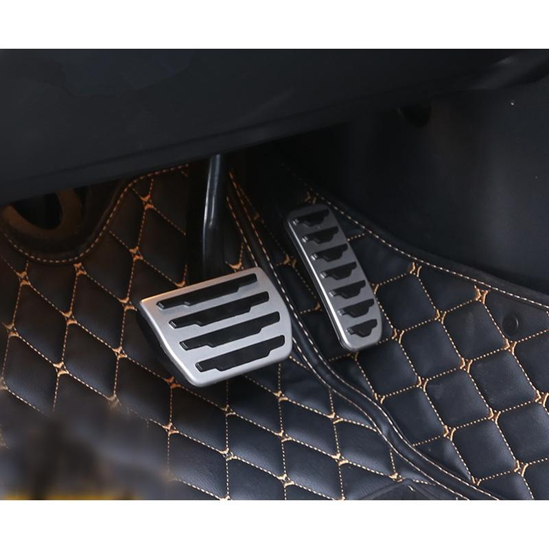For Land Rover Range Rover Evoque 2012-2014 2015 2016 2017 Car Fuel Gas Accelerator Brake Pedal Non-Slip Cover Trims Accessories