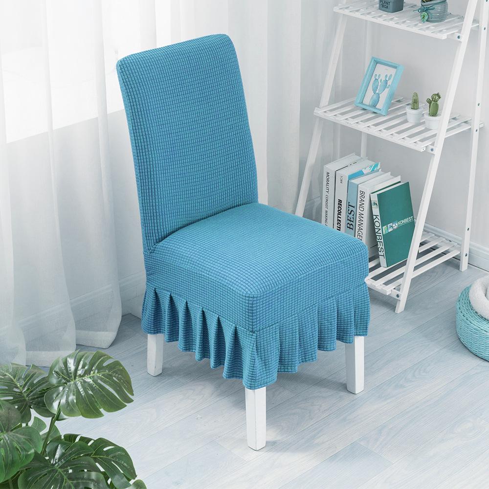 Verdickter Fleece Stuhllehne & Sitzbezug - Elastisch, Staubabweisend