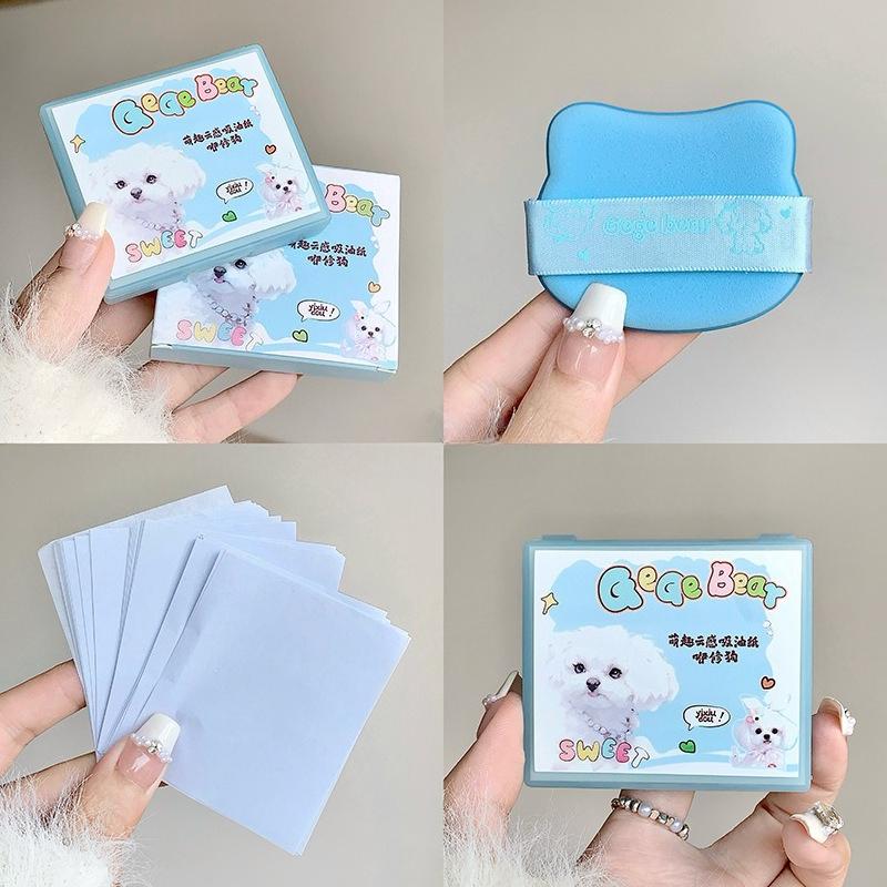 100 pçs camomila rosto absorvente controle de óleo toalhetes de papel remoção de óleo absorvente folha matcha rosto oleoso blotting ferramentas de beleza