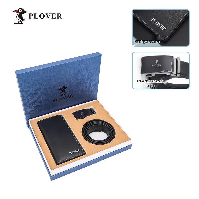 Plover Men s Leather Wallet & Belt Gift Set