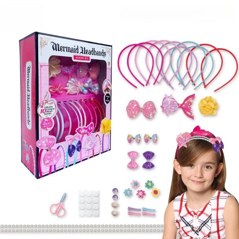 Diy Hairband Making Kit For Girls Build And Design Your Own Princess Dream Fantasy Party Props Toys Creative Birthday Gifts