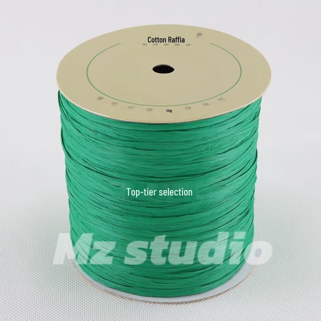 250m Bast Baumwollstroh Rolle für DIY: Handgefertigte Hüte & Taschen, Kostenloser Versand