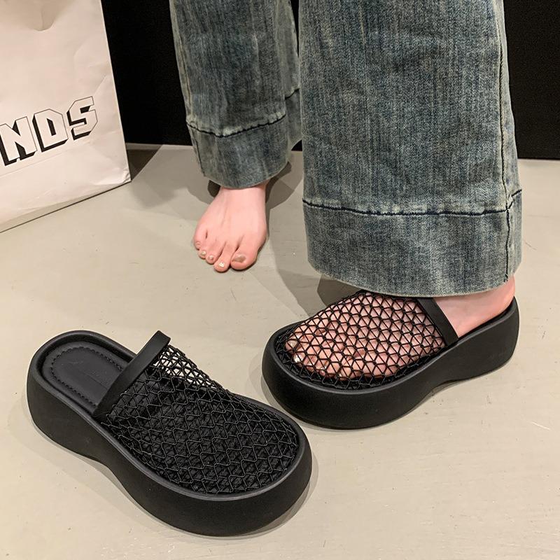 New Style of Women's Shoes Breathable Thick-soled Flip-flops
