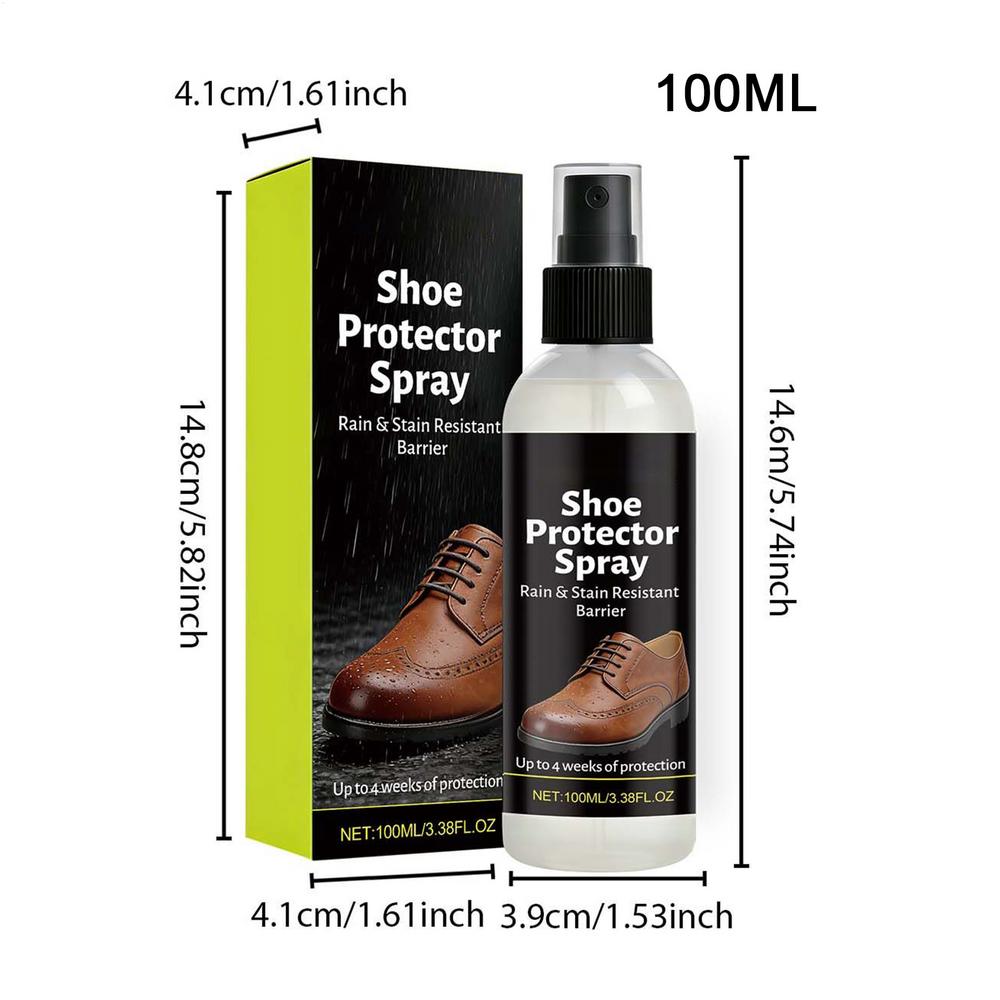 

100ml Shoe Waterproof Spray Stain Repellent Protection Shoe Hydrophobic Coating Outdoor Protective Cover Shoe Protector Spray 100ml
