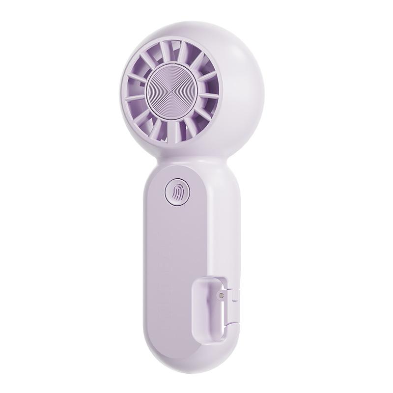 

10,000 RPM USB Mini Handheld Neck Hanging Fan - Portable, Strong Wind, Ideal Gift 49*36*120MM світло-фіолетового кольору