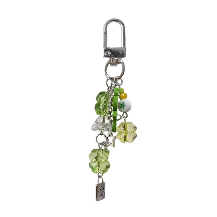 

Bag Pendant Plant Phone Chain Four Leaf Grass Phone Charm Backpack Accessories Enhances Your Look with a Touch of Luck 1