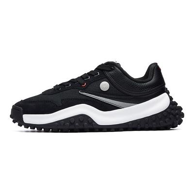 Mihara Yasuhiro X  T1 Leather Comfortable Low-Top Dad Sneakers Women Sneakers Black F12W034123FBK