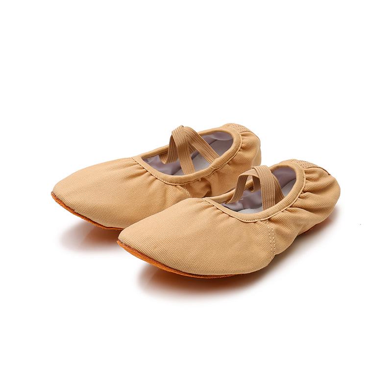 Women's Heeled Dance Shoes - Adult Ballet - Soft Leather Sole - Indoor/Outdoor - Lace-Free - Teacher Approved