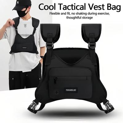 Bags/Men's Bags/Chest Bags, High-capacity Athleisure Vest Bags, Tactical Chest Bags.A-ZMT