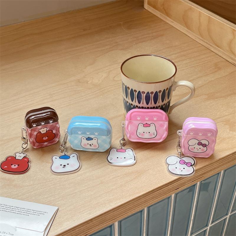 Cute little animals are suitable for AirPods1 Apple 1/1st generation pro1 Bluetooth wireless earphone cover Cartoon pendant female
