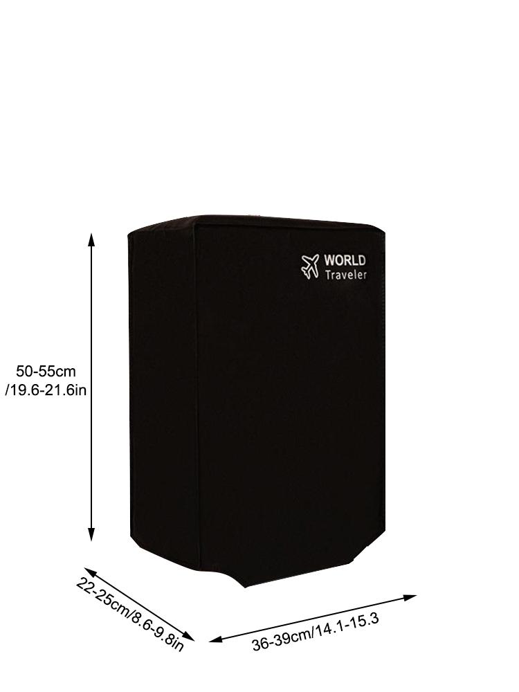 Dust Cover Protective Cover, Wear-Resistant Travel Box Cover Non-Woven Fabric ThickSuitcase Cover Protector Fit 20 Inch Luggage