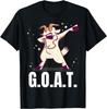 Greatest of All Time G.O.A.T. Funny Goat Dab Dancing Design T-Shirt