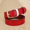 Leather Belt Womens Alloy Buckle Fashion Casual Wide Waist Strap Wear Daily