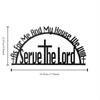 Metal Bible Verses Wall Decor As For Me And My House Christian Wall Decor Wall Decor Metal Wall Hanging