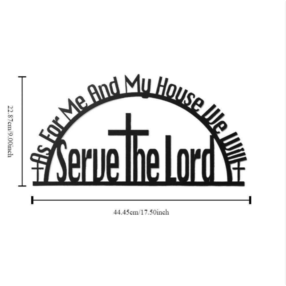 Metal Bible Verses Wall Decor As For Me And My House Christian Wall Decor Wall Decor Metal Wall Hanging
