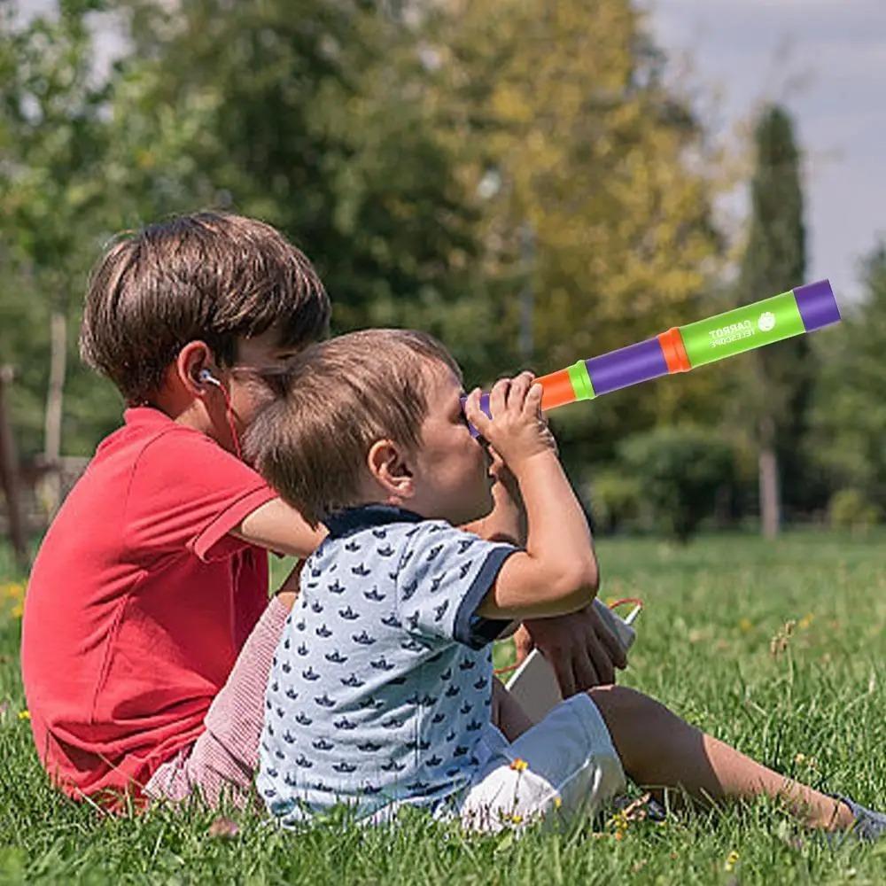 

3-section Single Tube Radish Telescope 8x Single Cylinder Hunting Telescope Telescope Set Toy