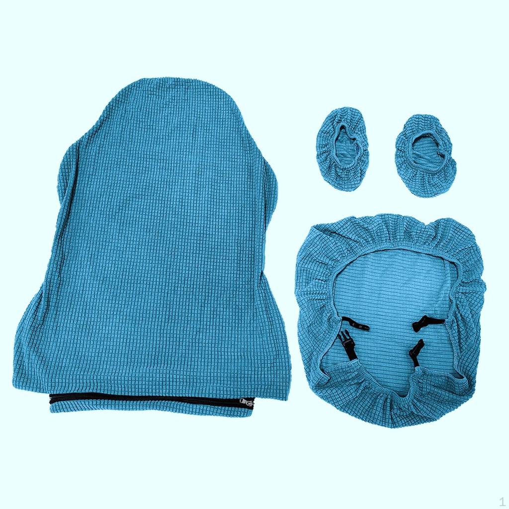 Covers for Gaming Chairs, Slipcovers Computer Seating, Elastic Seat and Back Protection
