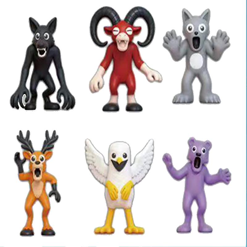 12 Stück/Set 99 Nächte im Wald SpielActionfiguren Neues Spielzubehör Geburtstagsgeschenke Spielzeug für Kinder Halloween-Geschenke