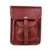 Real Goat Men's Leather iPad Bag | Vintage Leather Brown Travel Messenger Bag