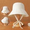 Summer Lace-up Bow Quick Drying Fisherman Hat Women Light Thin Wide Brim Bucket Cap Girls Lady Travel Beach Sunshade Basin Caps
