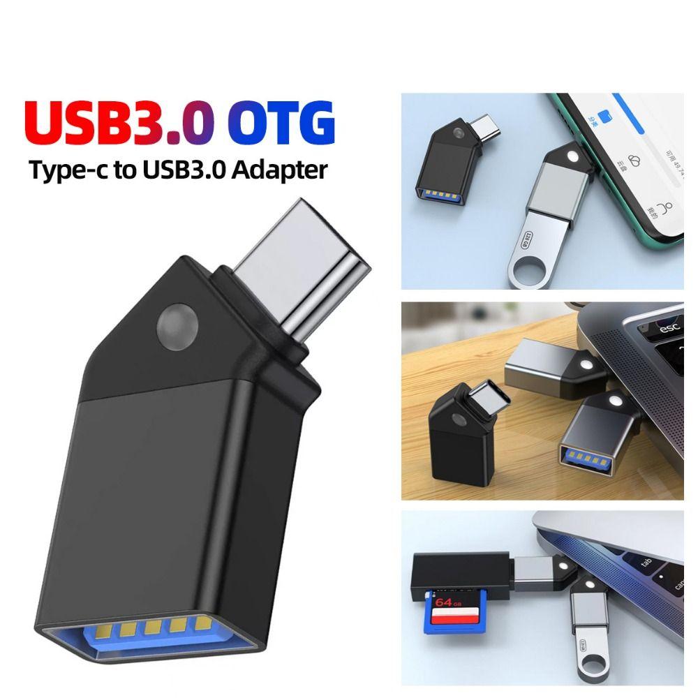 

Светодиодный разъем кабеля для передачи данных 45 градусов Конвертер USB C типа C в адаптер USB 3.0 OTG