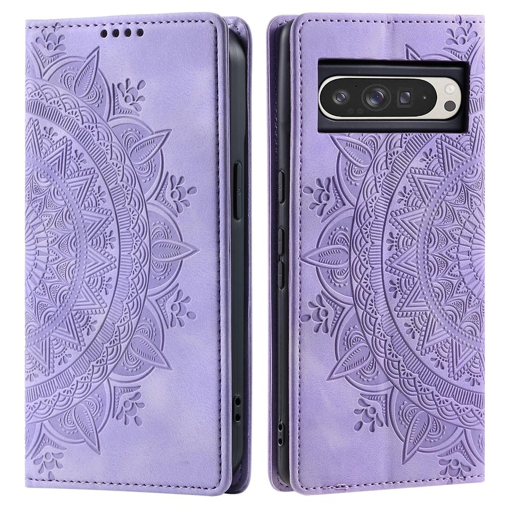 Style-010 For Google Pixel 10 Pro XL Case Magnetic Closing Leather Phone Cover Pattern Imprinted