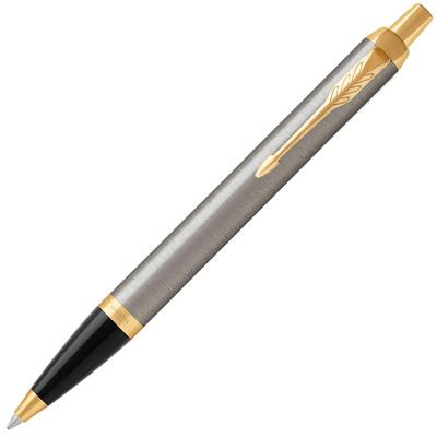 Parker Ballpoint Pen IM Brushed Metal GT Medium Point Gift Box Genuine Imported Product 1975642 Oil-based