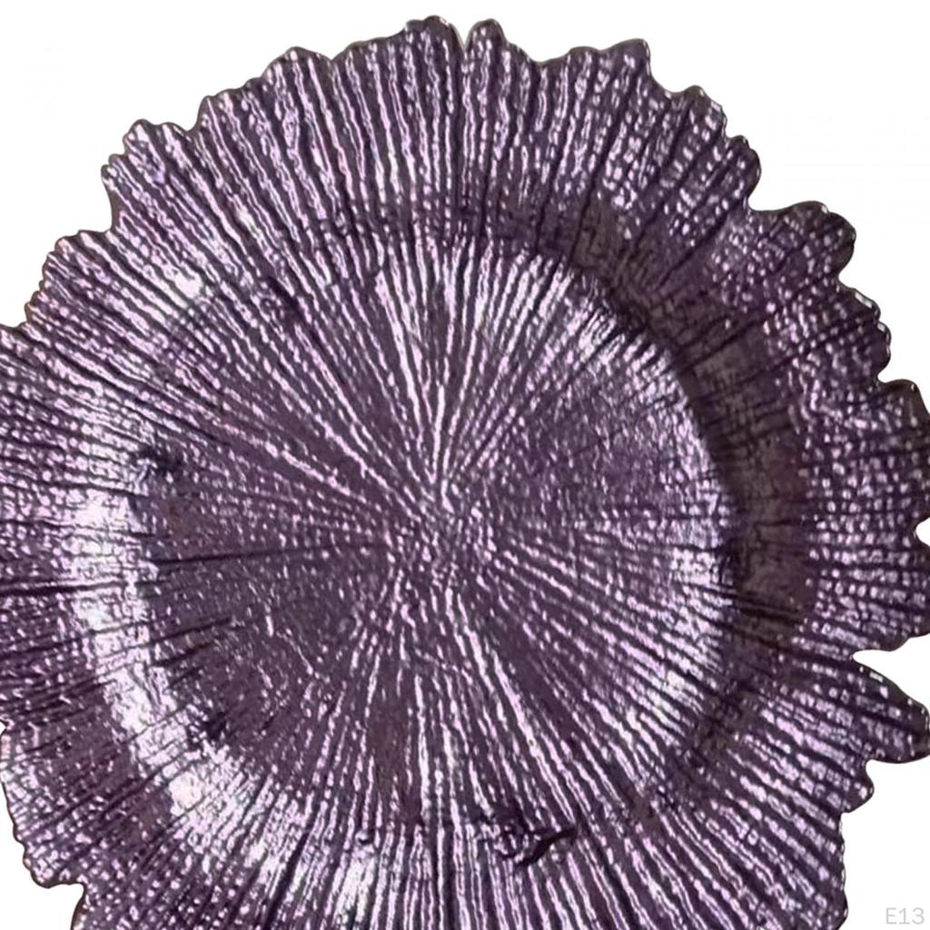 Abendessen Platte Dekorative Service Tablett Glas 13 zoll Unregelmäßigen Westlichen Lebensmittel für