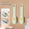 Cepillo para Zapatos Dispensador de Líquido con Acción de Presión y Cerdas Suaves - Herramienta Multiusos para Limpiar Zapatos y Quitar Manchas para Uso Doméstico.