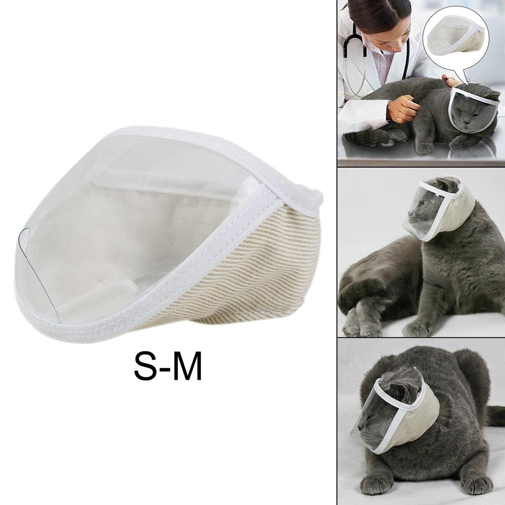 Transparent Cat Muzzle Anti Bite , Prevent from Cats Biting and Chewing for Aggressive Cat Professional Keep YOU Safe Breathable