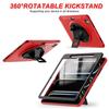 Hybrid Stand Cover for IPad Pro 13 2024 M4 Model A2926 A2925 A3007 360 Rotating Tablet Case PC-TPU with Hand Shoulder Shockproof