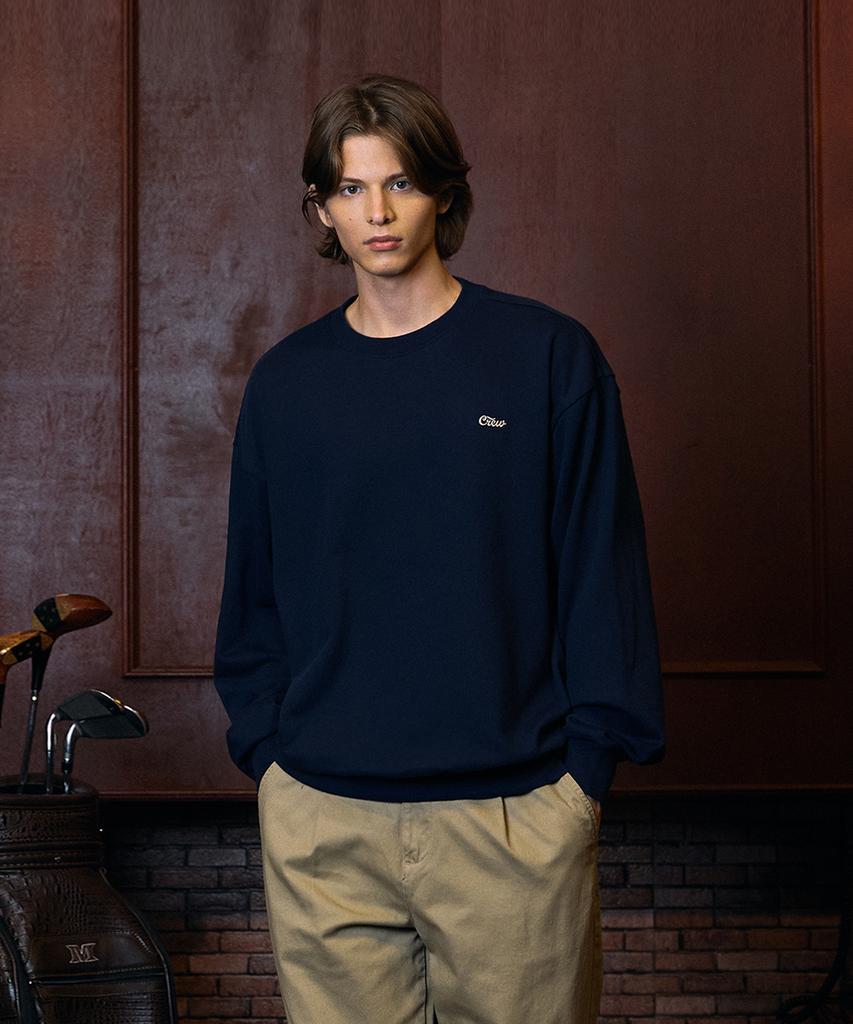 CREW MEMBERS ONLY Small Logo Mtm Navy