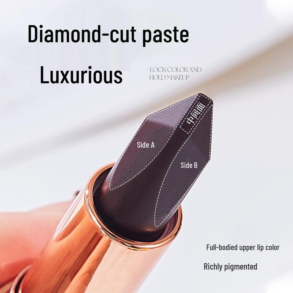 QXQY Three-Color Lipstick: Smooth, Richly Pigmented, Whitening, Moisturizing, Long-Lasting Matte, Color-Changing Lip Gloss.