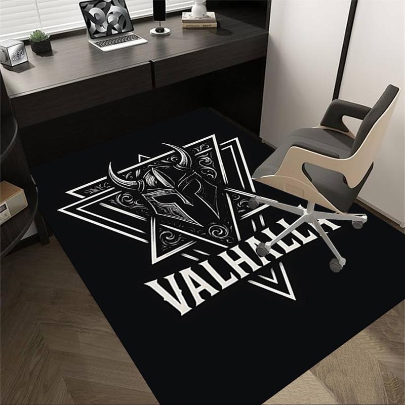 1pc Valhalla Viking Carpet, Office Rug Outdoor Mat Home Decor Area Carpet Festival