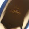 Ausgezeichnete Christian Louboutin High-Top-Sneaker LOUIS ORLATO FLAT blauer Samt 40 Gebraucht