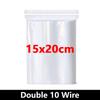 Thicken Zipper Sealed Bags Clear Plastic Storage Bag for Small Jewelry Food Packing Reclosable Transparent Ziplock Sealing Bag