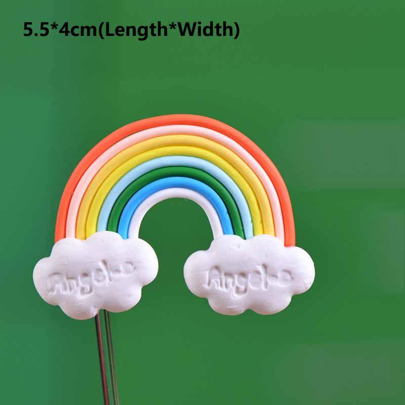 Argilla Morbida Arcobaleno Accessori Paesaggio Miniatura