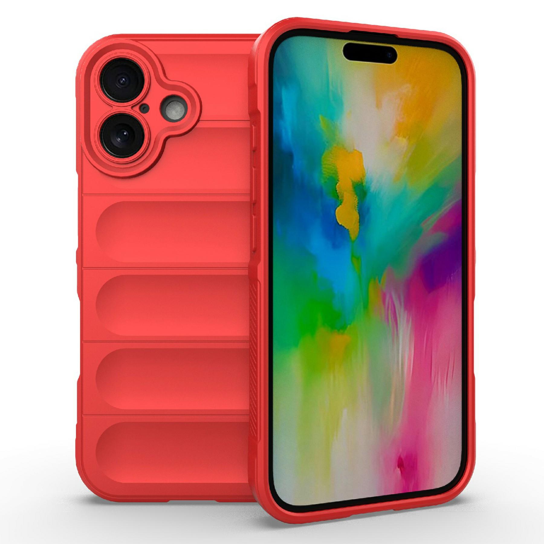 

AMORUS For iPhone 16 Case Shockproof Soft TPU Rugged Phone Back Cover