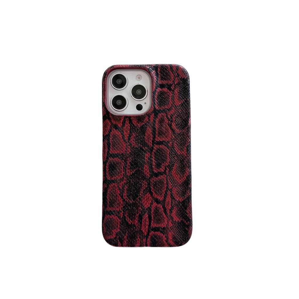 Luxuriöse stoßfeste Hülle mit Schlangenhaut-Textur für iPhone 17 Pro Max & Apple 16