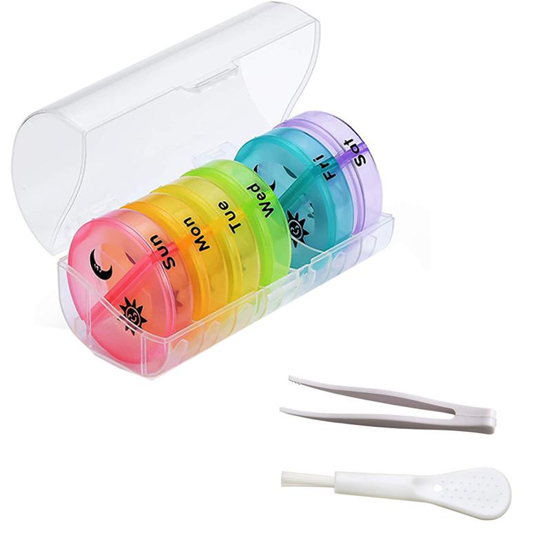 Weekly Medicine Storage Organizer Pill Box Holder Container Pill Case Medicine Tablet Portable Dispenser Organizer